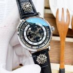 Copy Patek Philippe Calatrava Watches 41 Semi-skeletonized Dial